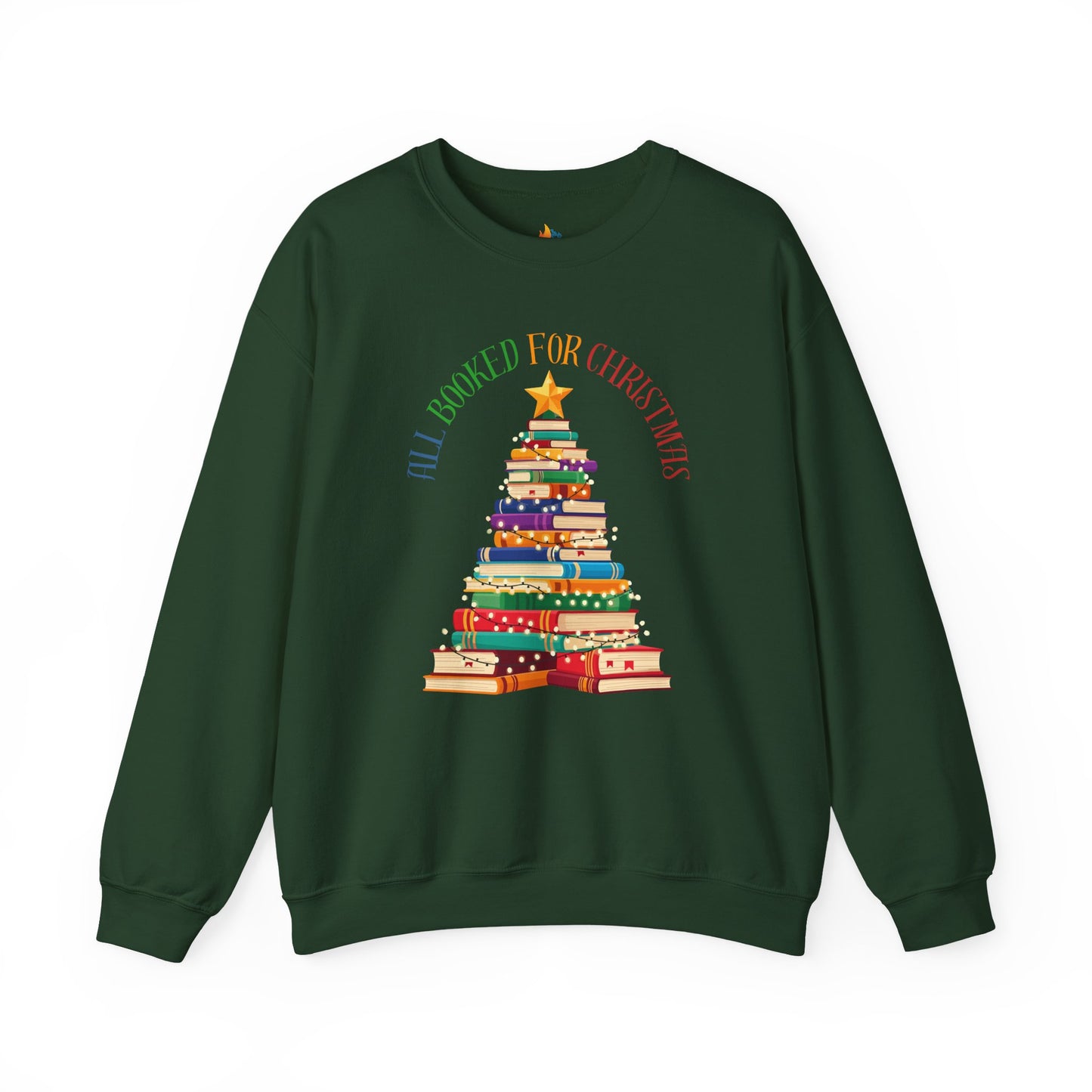 All booked for Christmas Sweatshirt, Unisex Crewneck, Holiday Season Outfit, Winter Sweatshirt