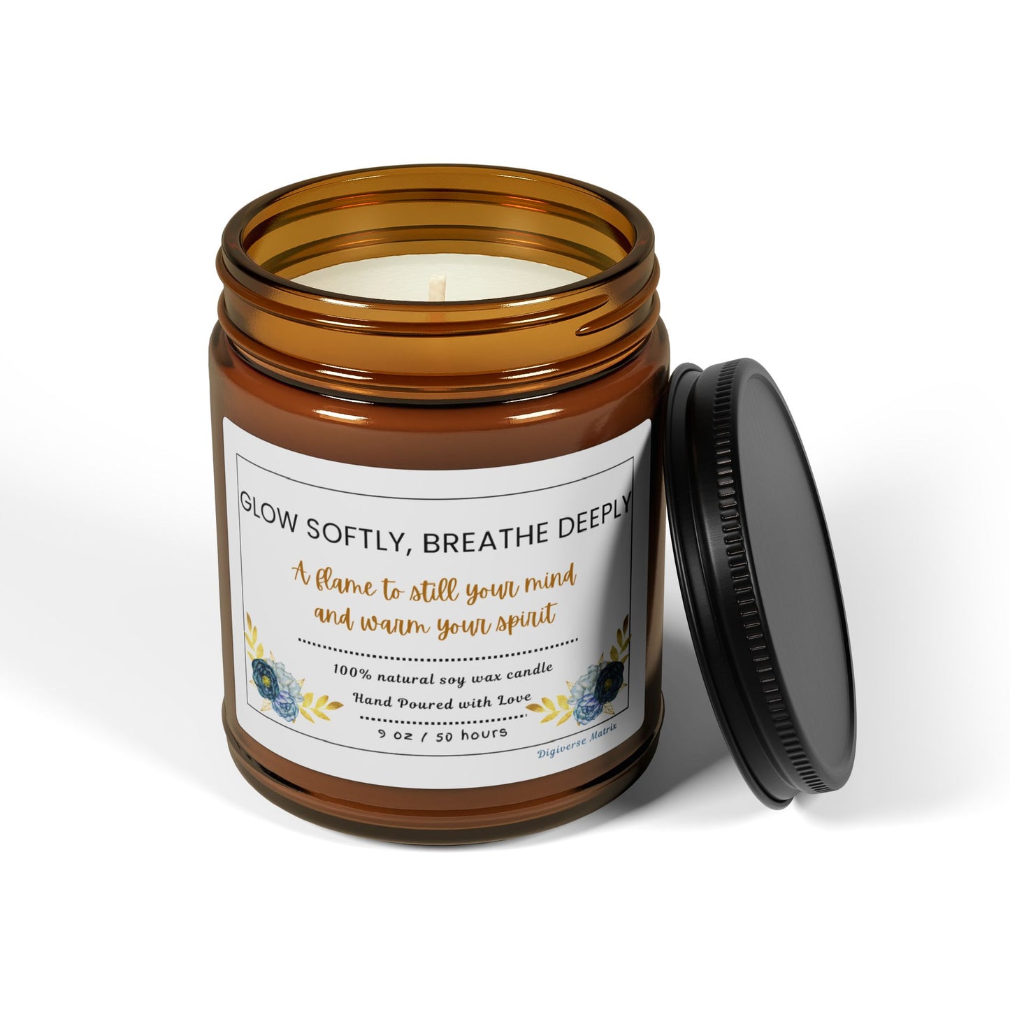 Eternal Calm Candle | Relaxing & Mindfulness Soy Candle | Meditation & Self-Care Gift