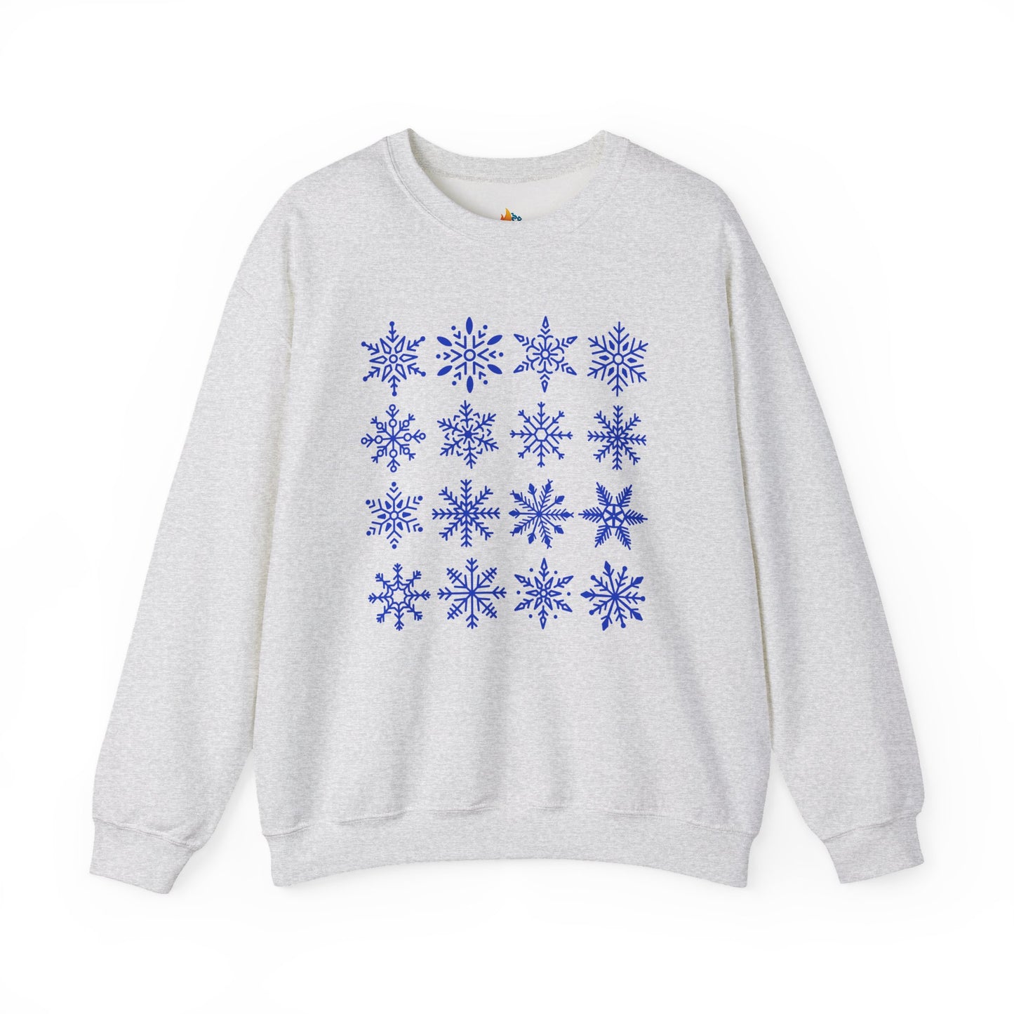 Snowflakes, Christmas Sweatshirt, Unisex Crewneck, Holiday Season Outfit, Winter Sweatshirt