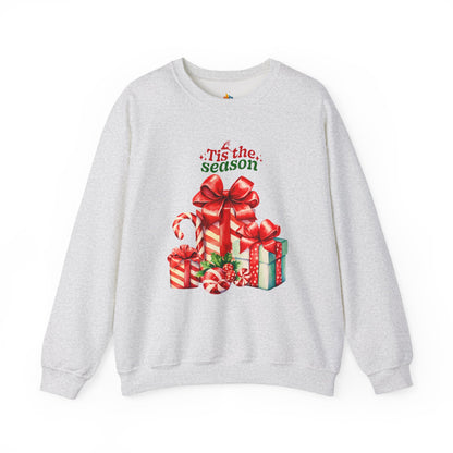 Tis the Season, Christmas Sweatshirt, Unisex Crewneck, Holiday Season Outfit, Winter Sweatshirt