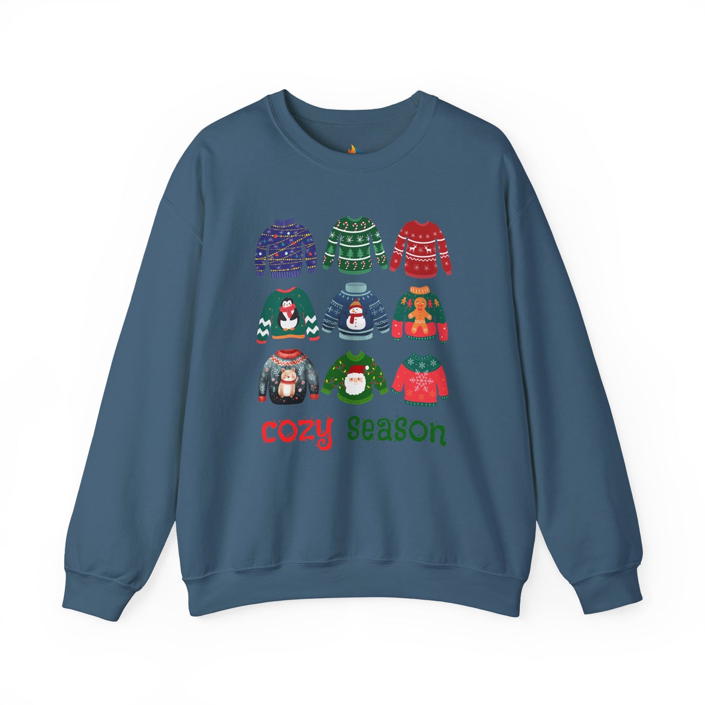 Cozy Season, Christmas Sweatshirt, Unisex Crewneck, Holiday Season Outfit, Winter Sweatshirt
