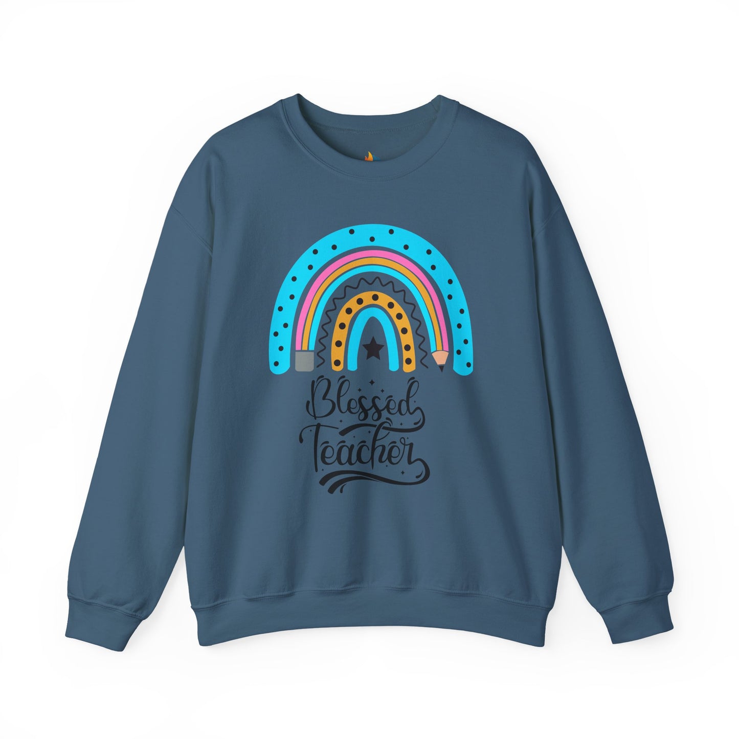 Blessed Teacher, Thanksgiving Sweatshirt, Unisex Crewneck, Fall Season Outfit, Cozy Fall Gift