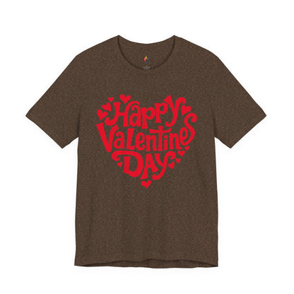 Happy Valentines Day T-Shirt, Valentine’s Day T-shirt, Cute Valentine Shirt, Love Graphic Tee, Unisex Valentine Outfit, Gift for Him or Her, Romantic Holiday Tee