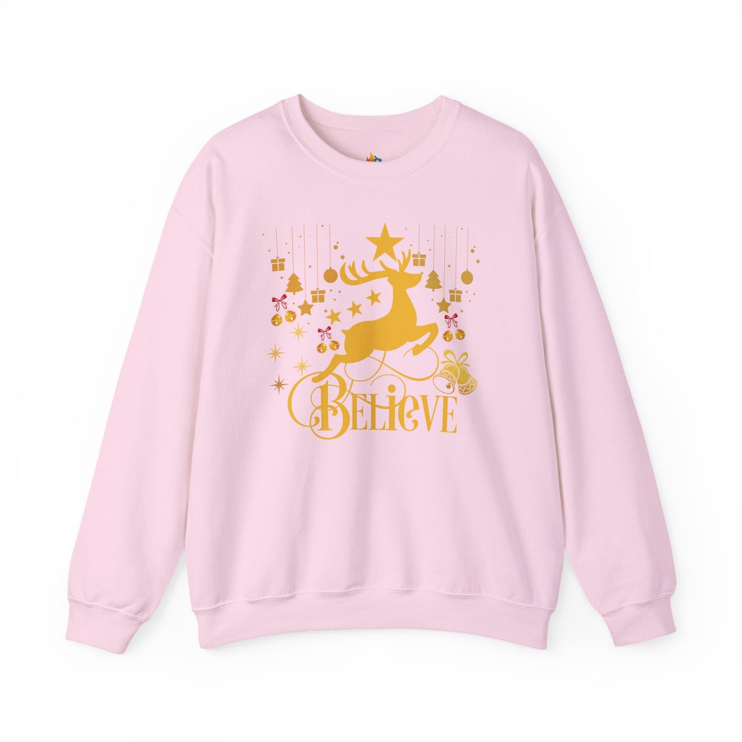 Believe, Christmas Sweatshirt, Unisex Crewneck, Holiday Season Outfit, Winter Sweatshirt