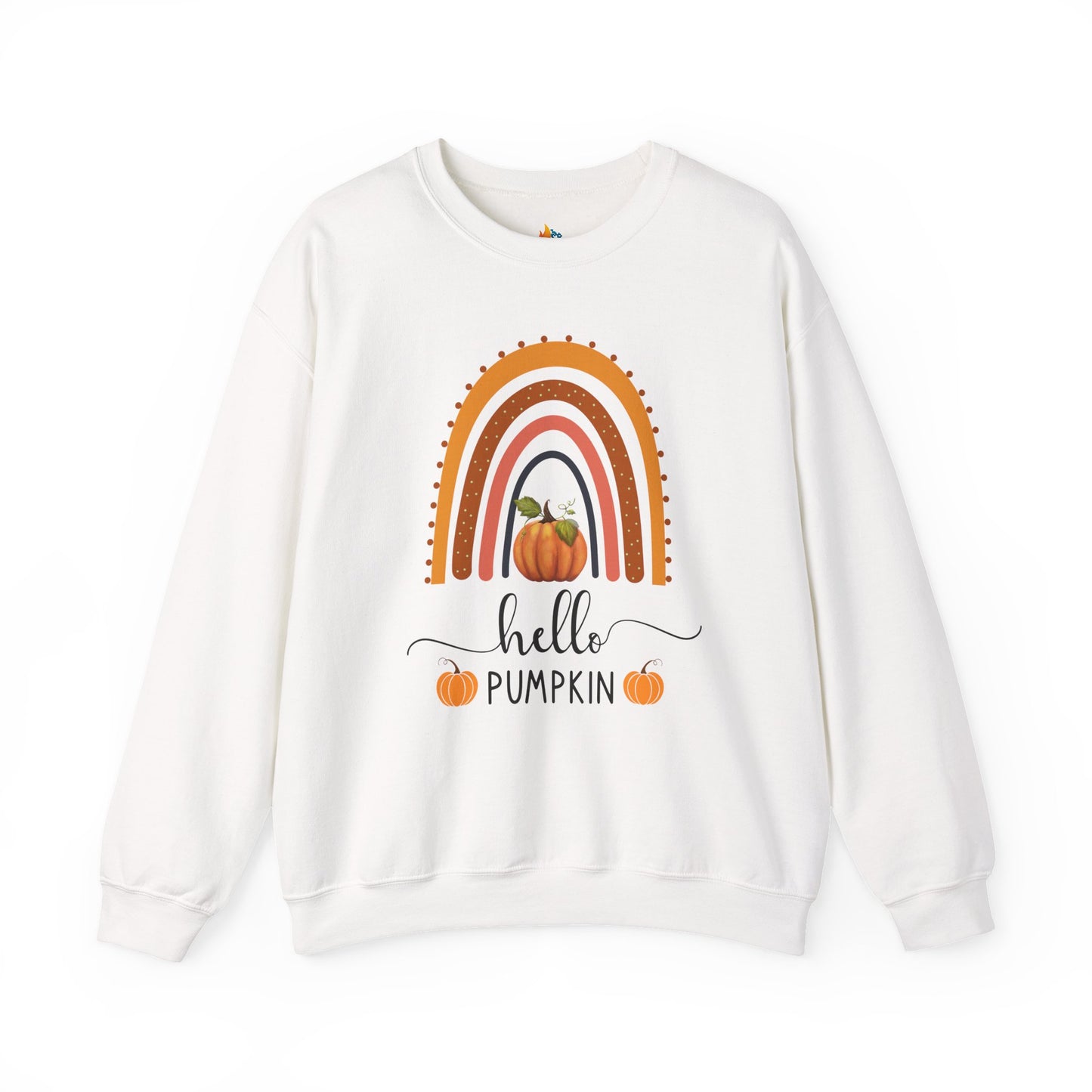 Hello Pumpkin Sweatshirt, Unisex Crewneck, Fall Season Outfit, Cozy Fall Gift