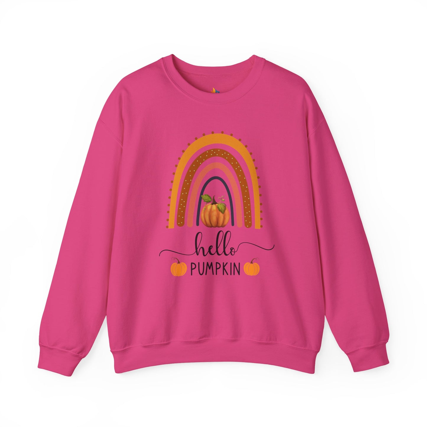 Hello Pumpkin Sweatshirt, Unisex Crewneck, Fall Season Outfit, Cozy Fall Gift