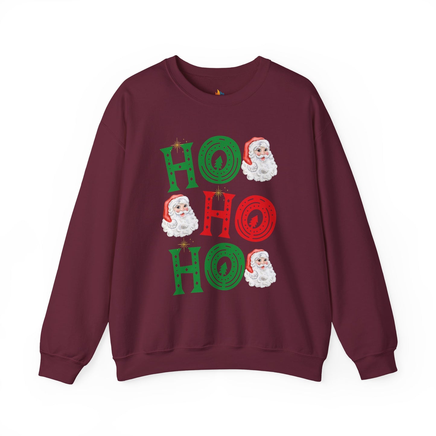 Ho Ho Ho, Christmas Sweatshirt, Unisex Crewneck, Holiday Season Outfit, Winter Sweatshirt
