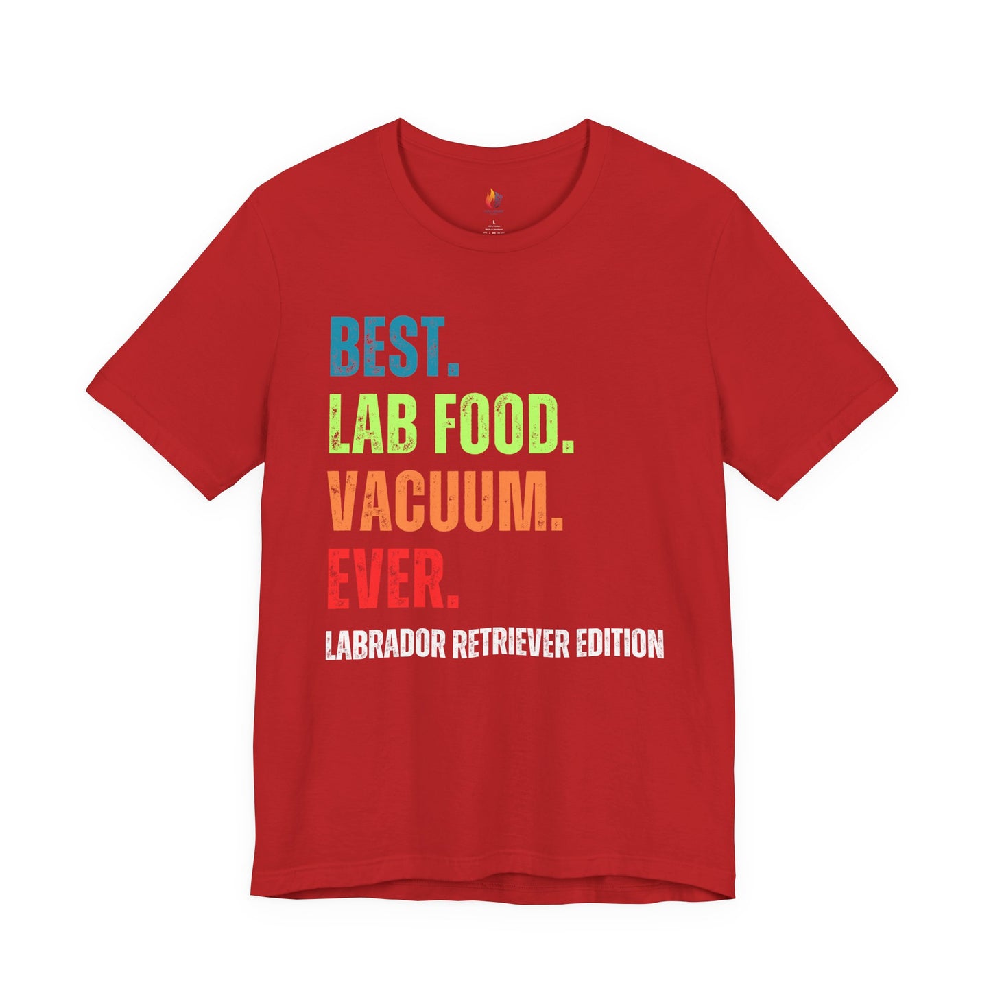 Labrador Dog Lover T-Shirt - "Best Lab Food Vacuum Ever" Graphic Tee