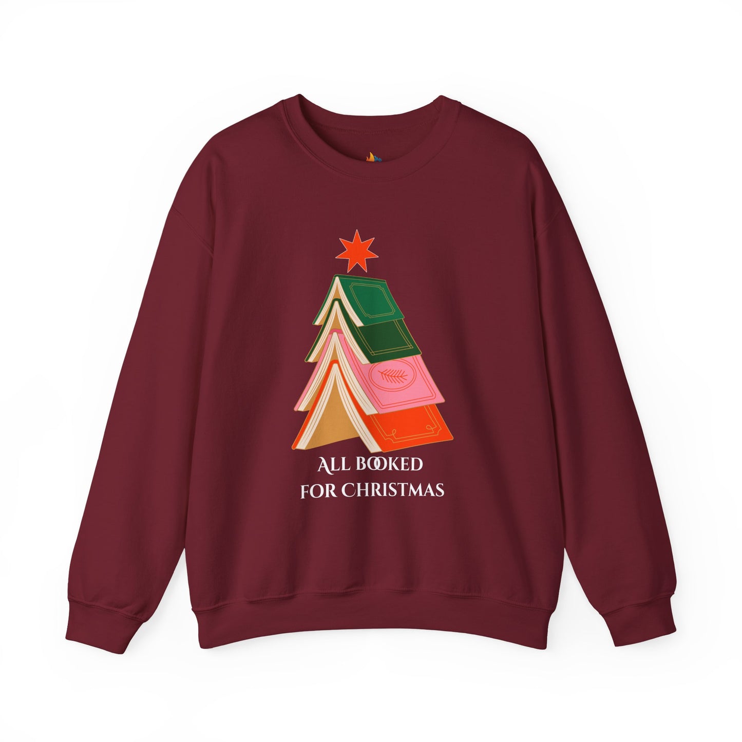 All booked for Christmas Sweatshirt, Unisex Crewneck, Holiday Season Outfit, Winter Sweatshirt