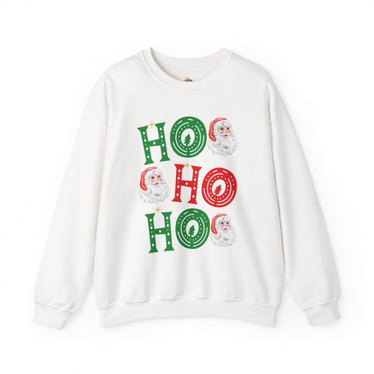 Ho Ho Ho, Christmas Sweatshirt, Unisex Crewneck, Holiday Season Outfit, Winter Sweatshirt