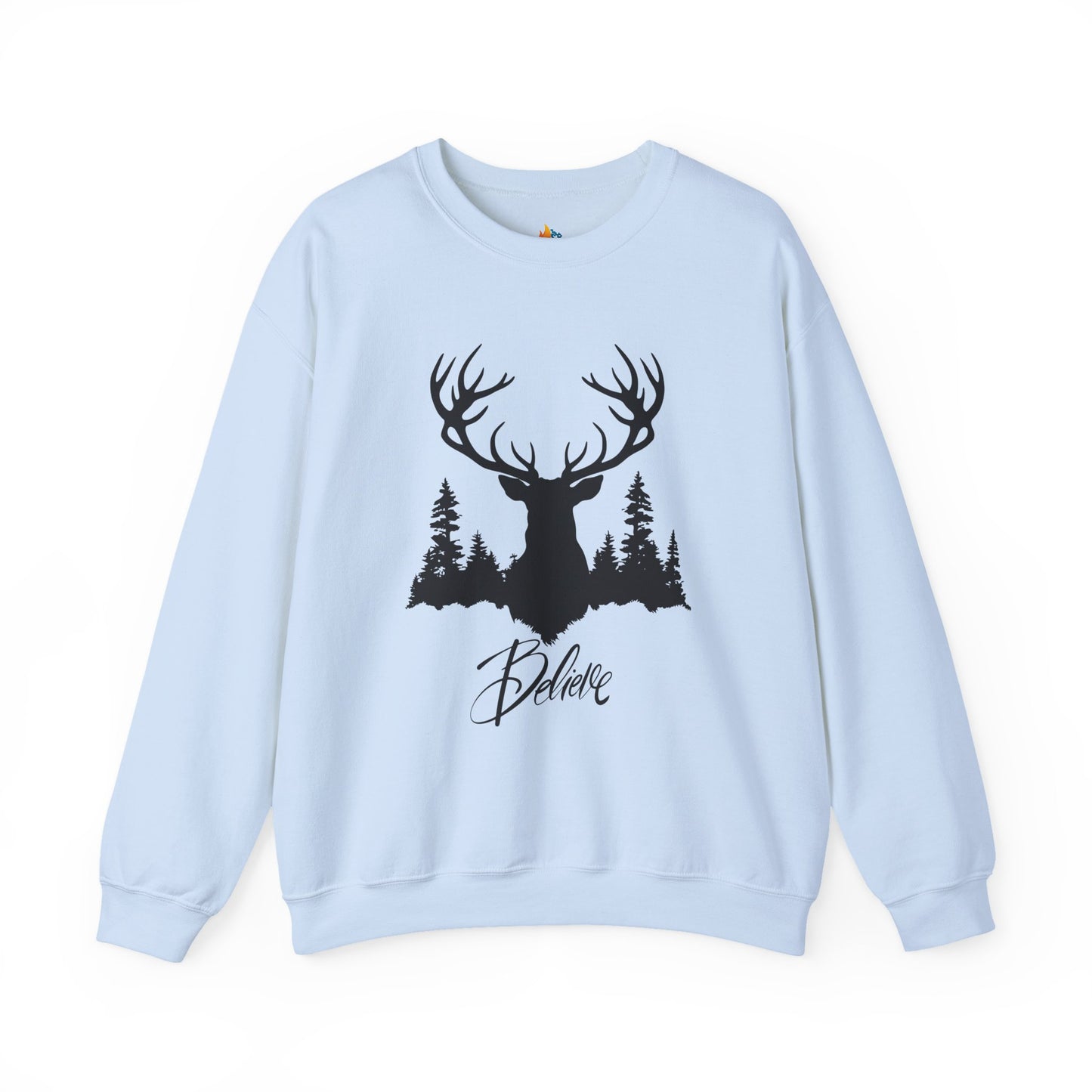 Believe, Christmas Sweatshirt, Unisex Crewneck, Holiday Season Outfit, Winter Sweatshirt