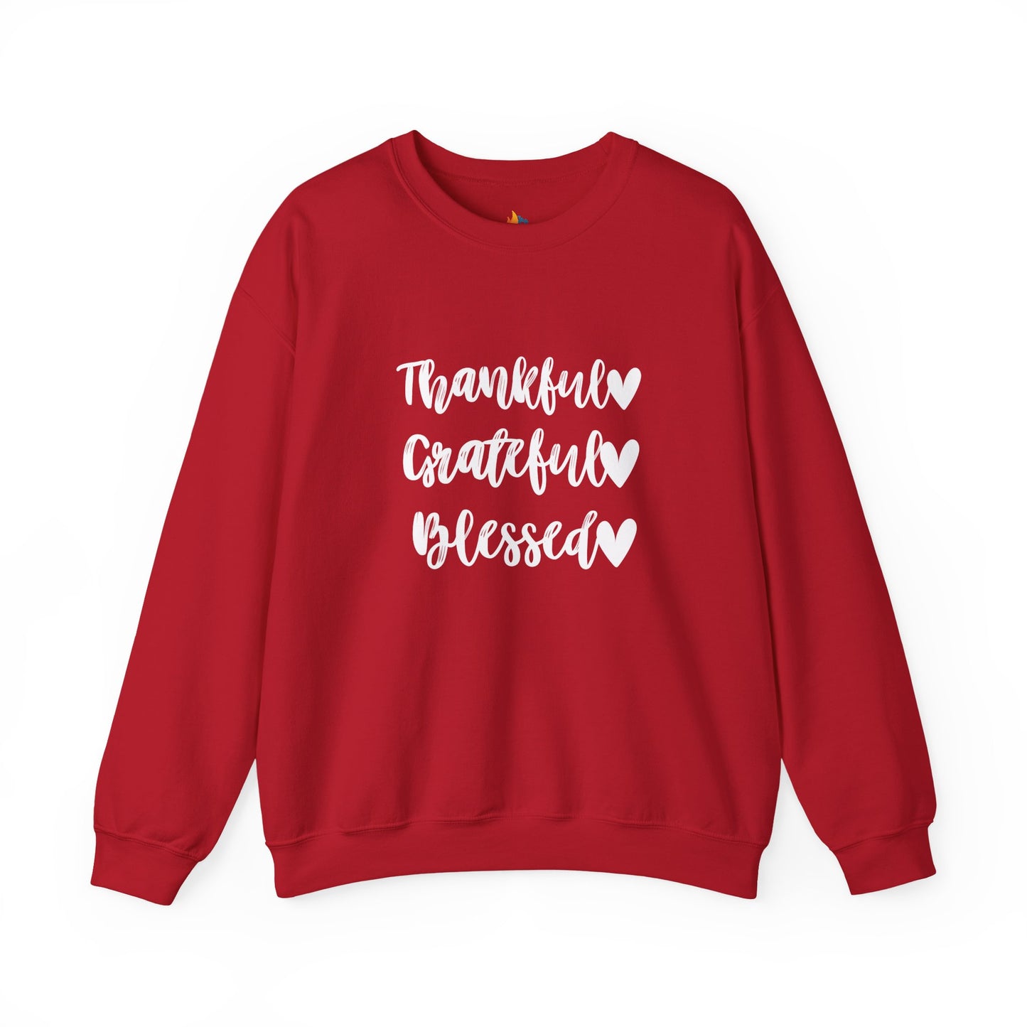 Thankful, Grateful, Blesses - Thanksgiving Sweatshirt, Unisex Crewneck, Fall Season Outfit, Cozy Fall Gift