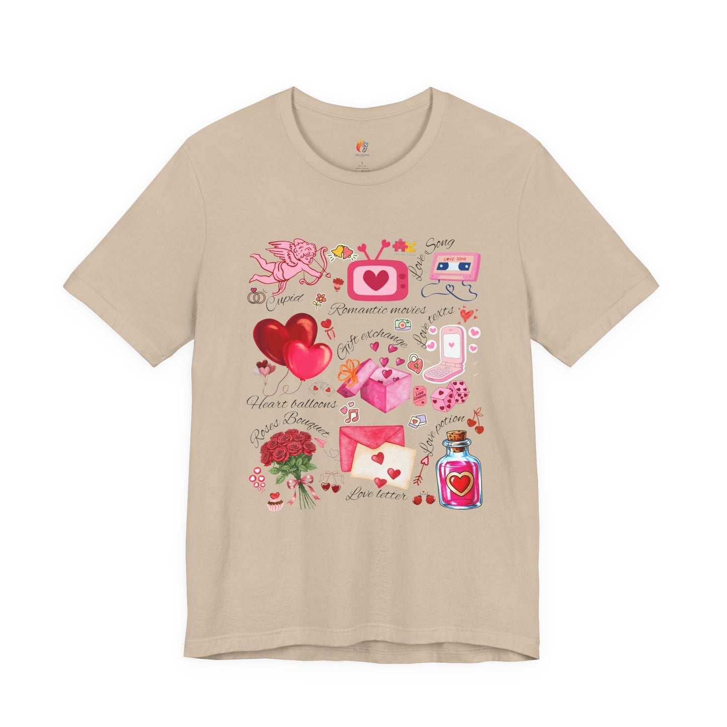 Valentine’s Day T-shirt, Cute Valentine Shirt, Love Graphic Tee, Unisex Valentine Outfit, Gift for Him or Her, Romantic Holiday Tee