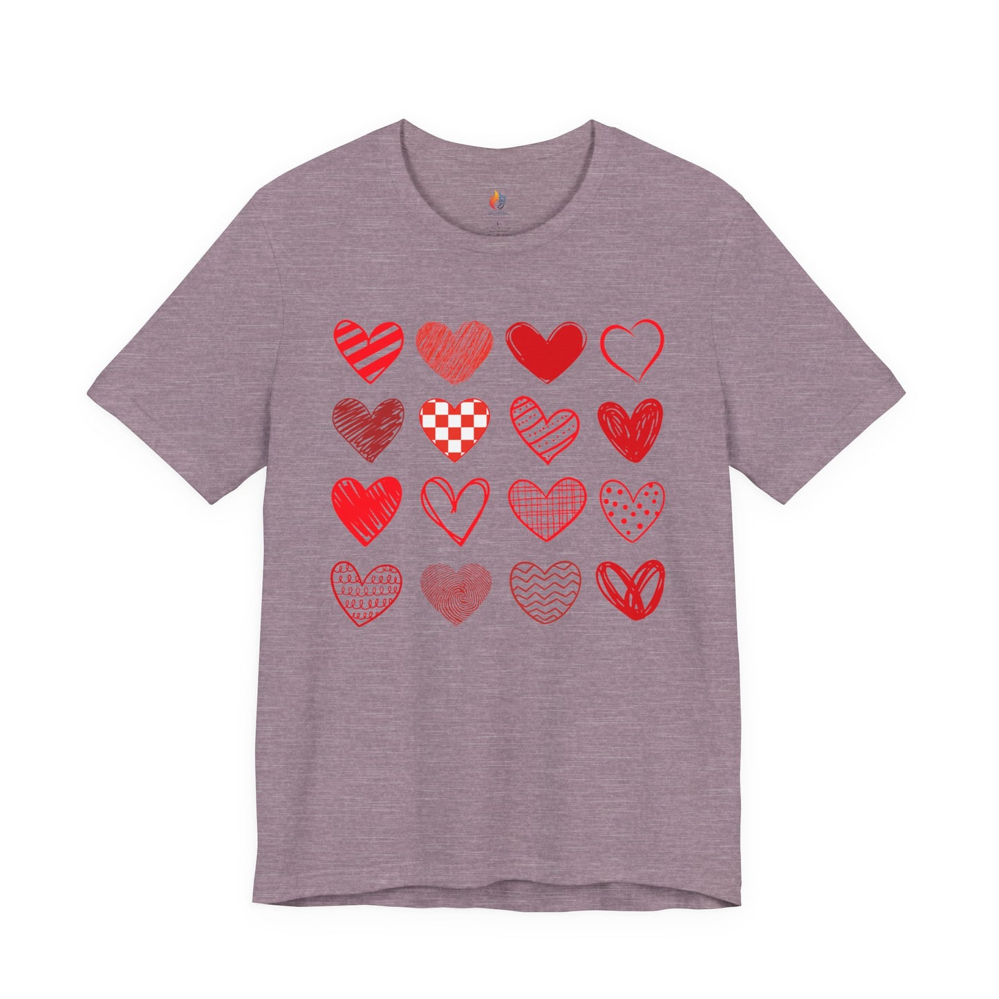 Hearts T-Shirt, Valentine’s Day T-shirt, Cute Valentine Shirt, Love Graphic Tee, Unisex Valentine Outfit, Gift for Him or Her, Romantic Holiday Tee
