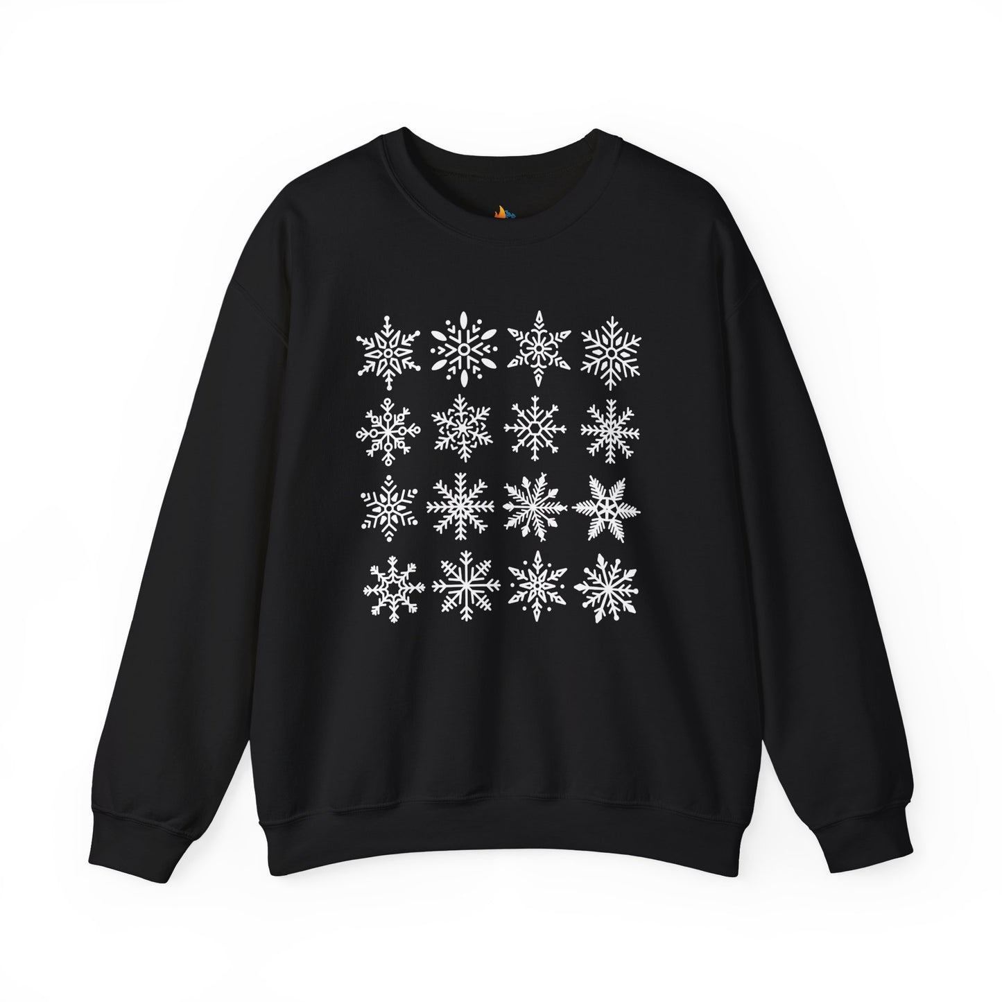 Snowflakes, Christmas Sweatshirt, Unisex Crewneck, Holiday Season Outfit, Winter Sweatshirt