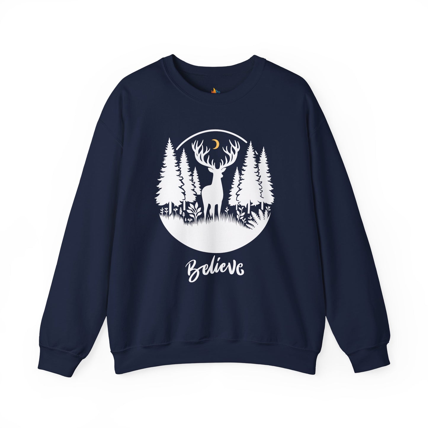 Believe, Christmas Sweatshirt, Unisex Crewneck, Holiday Season Outfit, Winter Sweatshirt