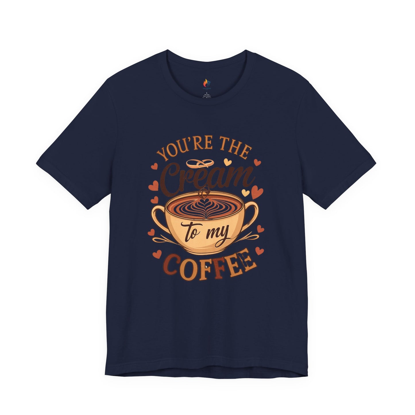 You are the Cream to my Coffee T-Shirt, Valentine’s Day T-shirt, Cute Valentine Shirt, Love Graphic Tee, Unisex Valentine Outfit, Gift for Him or Her, Romantic Holiday Tee