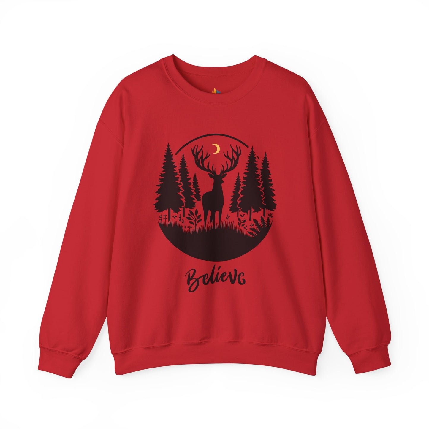 Believe, Christmas Sweatshirt, Unisex Crewneck, Holiday Season Outfit, Winter Sweatshirt