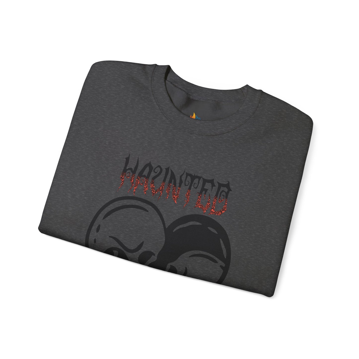 Haunted Sweatshirt, Unisex Crewneck, Fall Season Outfit, Cozy Fall Gift, Halloween Gift