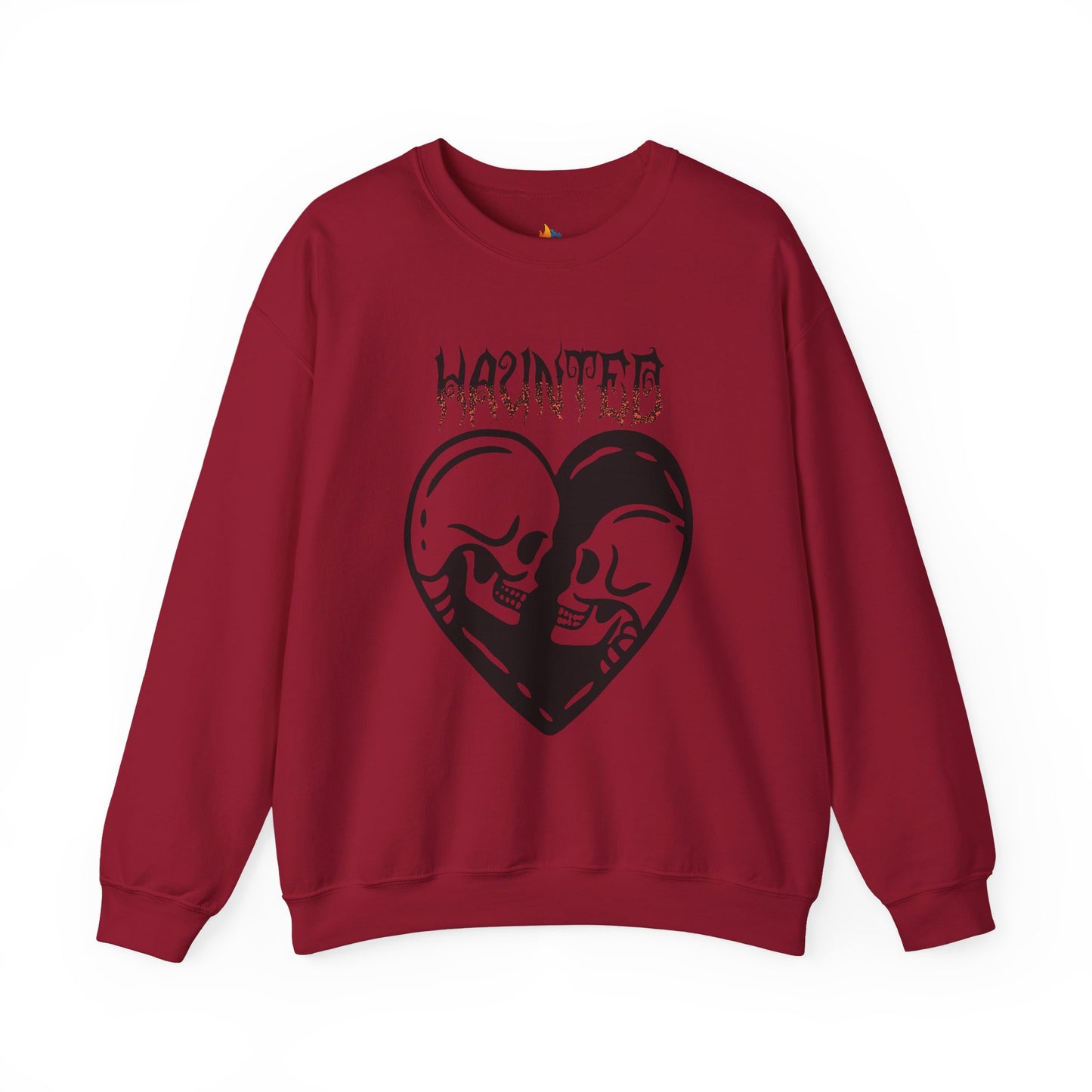 Haunted Sweatshirt, Unisex Crewneck, Fall Season Outfit, Cozy Fall Gift, Halloween Gift