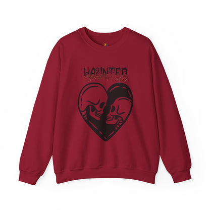 Haunted Sweatshirt, Unisex Crewneck, Fall Season Outfit, Cozy Fall Gift, Halloween Gift