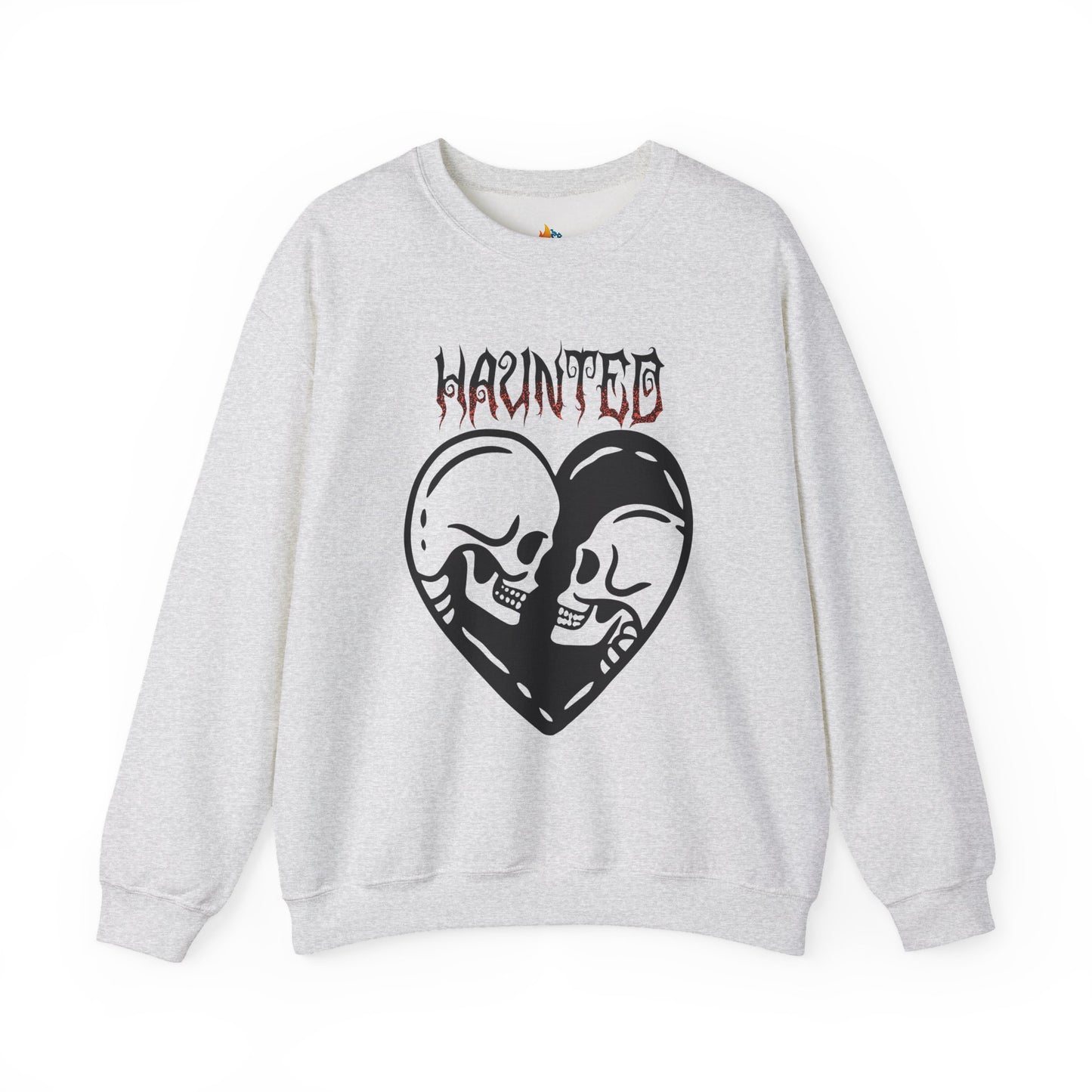 Haunted Sweatshirt, Unisex Crewneck, Fall Season Outfit, Cozy Fall Gift, Halloween Gift