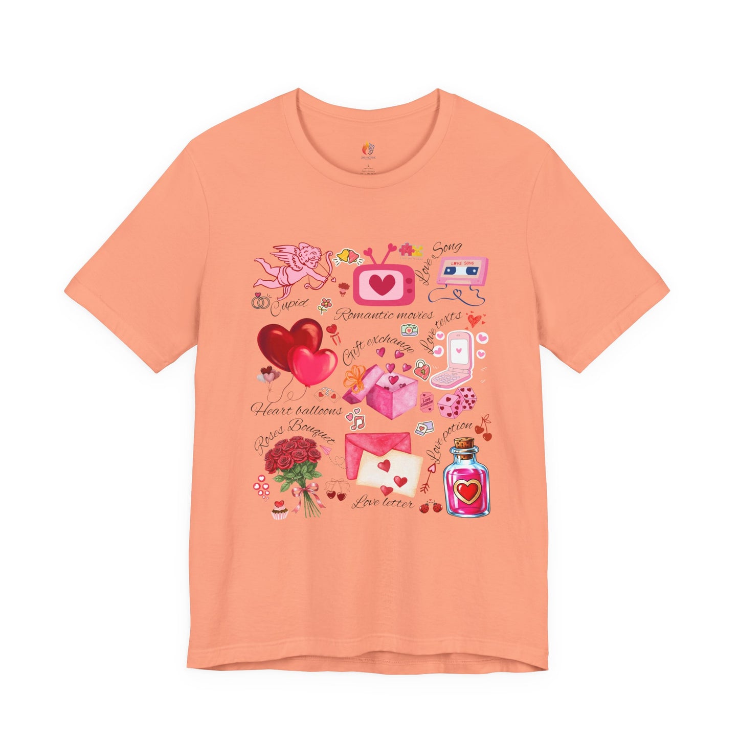 Valentine’s Day T-shirt, Cute Valentine Shirt, Love Graphic Tee, Unisex Valentine Outfit, Gift for Him or Her, Romantic Holiday Tee