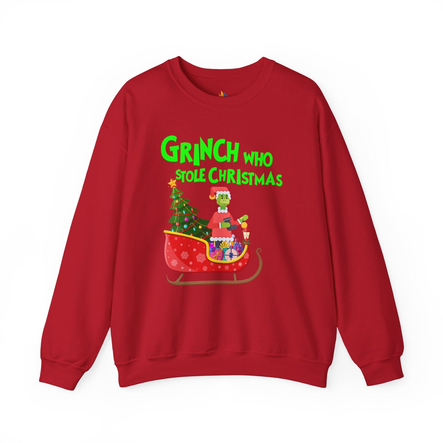 Grinch who stole Christmas Sweatshirt, Unisex Crewneck, Holiday Season Outfit, Winter Sweatshirt
