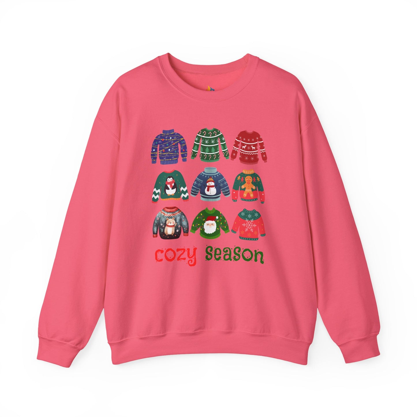 Cozy Season, Christmas Sweatshirt, Unisex Crewneck, Holiday Season Outfit, Winter Sweatshirt