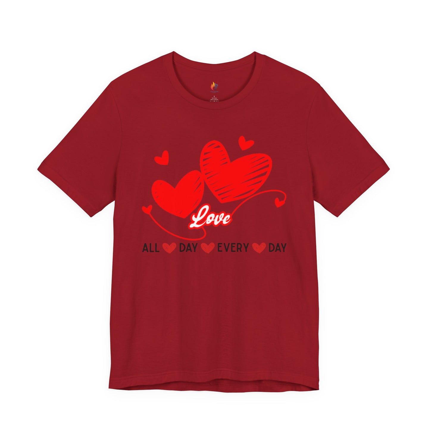 Love T-Shirt, Valentine’s Day T-shirt, Cute Valentine Shirt, Love Graphic Tee, Unisex Valentine Outfit, Gift for Him or Her, Romantic Holiday Tee