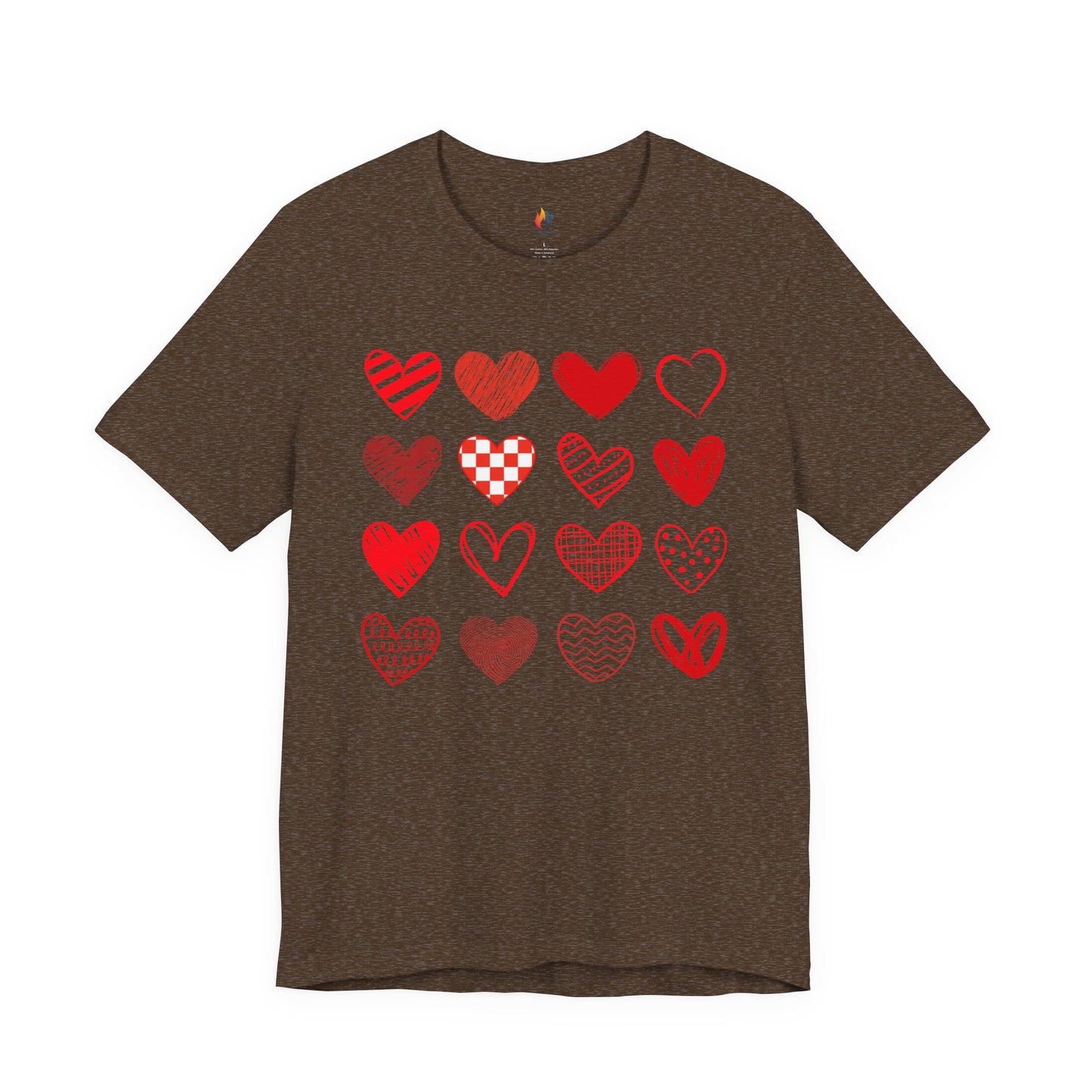 Hearts T-Shirt, Valentine’s Day T-shirt, Cute Valentine Shirt, Love Graphic Tee, Unisex Valentine Outfit, Gift for Him or Her, Romantic Holiday Tee
