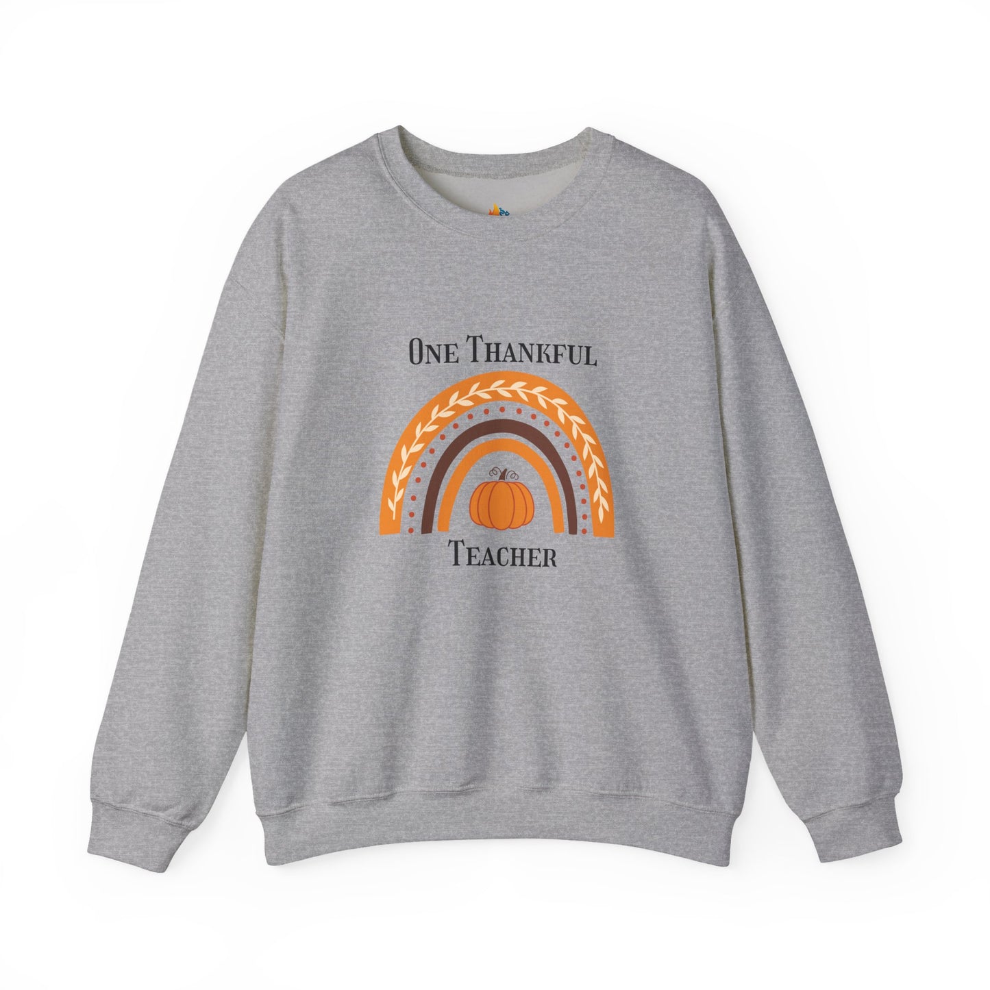 Thankful Teacher, Thanksgiving Sweatshirt, Unisex Crewneck, Fall Season Outfit, Cozy Fall Gift