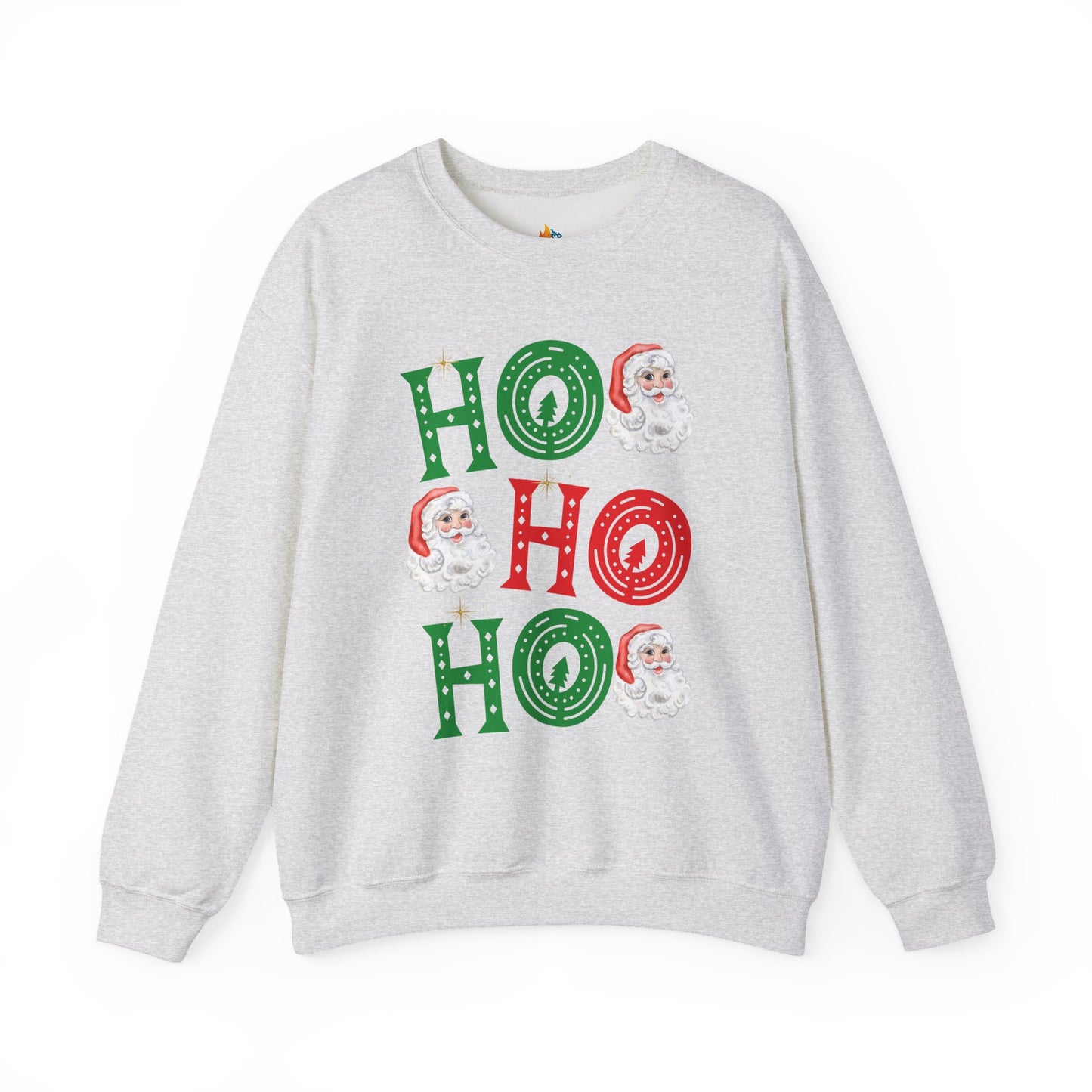 Ho Ho Ho, Christmas Sweatshirt, Unisex Crewneck, Holiday Season Outfit, Winter Sweatshirt