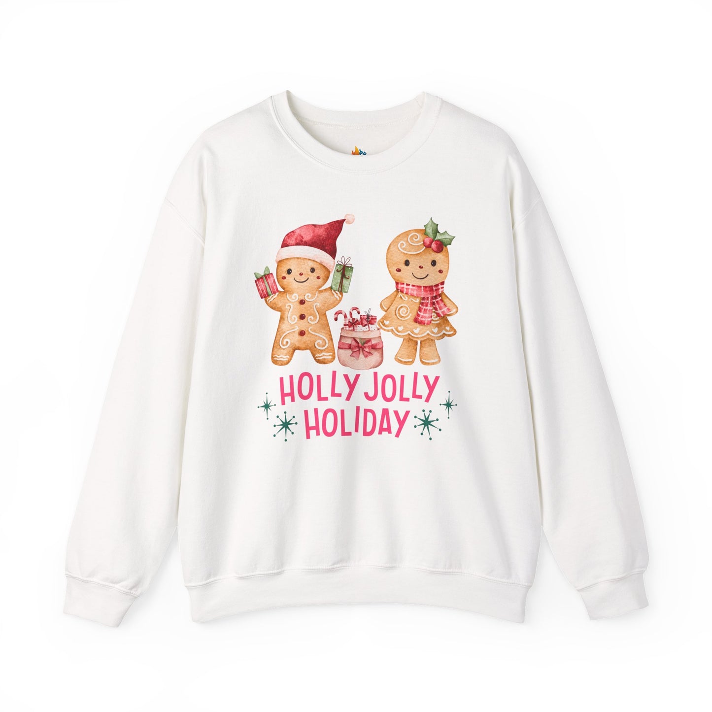 Holly Jolly Holiday, Christmas Sweatshirt, Unisex Crewneck, Holiday Season Outfit, Winter Sweatshirt