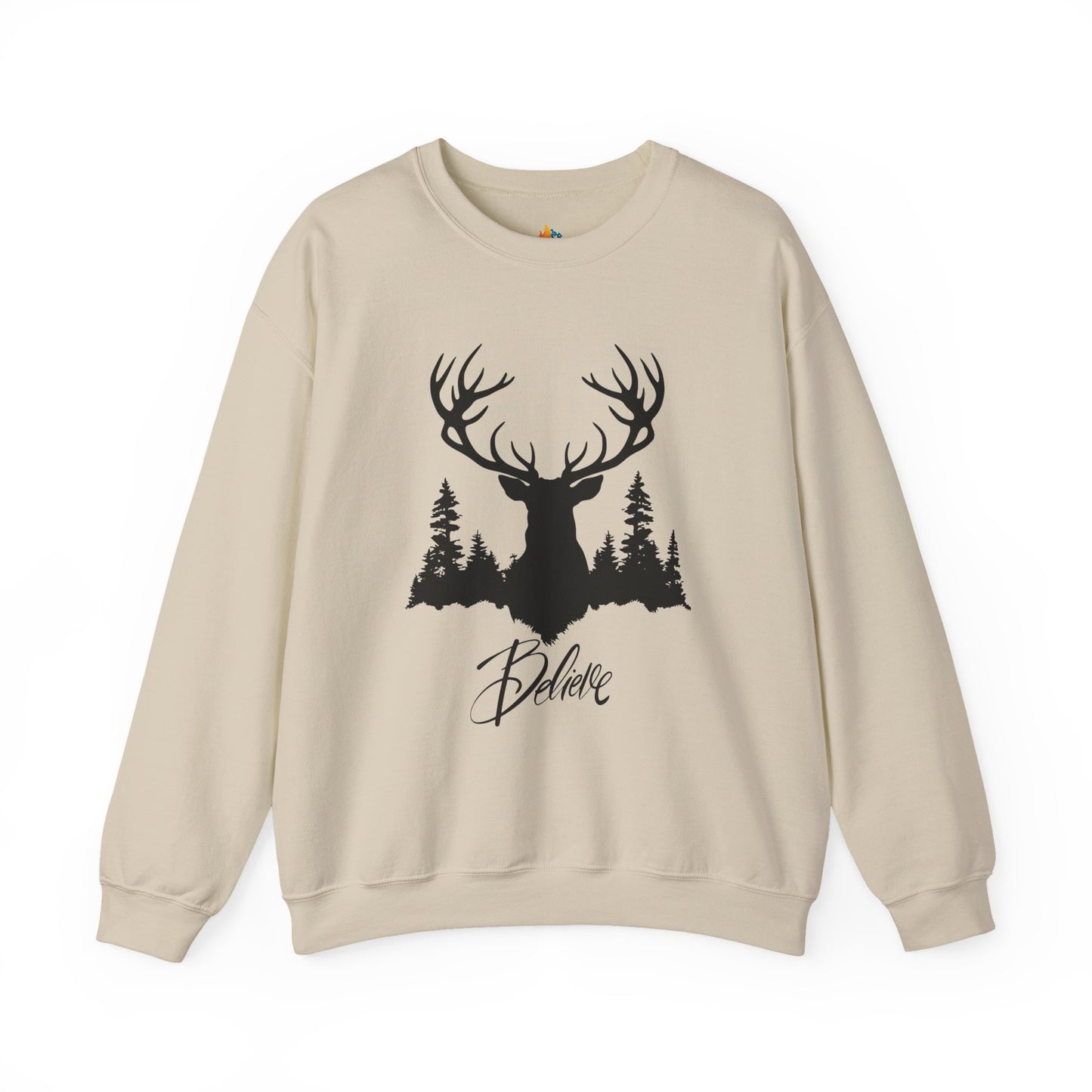 Believe, Christmas Sweatshirt, Unisex Crewneck, Holiday Season Outfit, Winter Sweatshirt