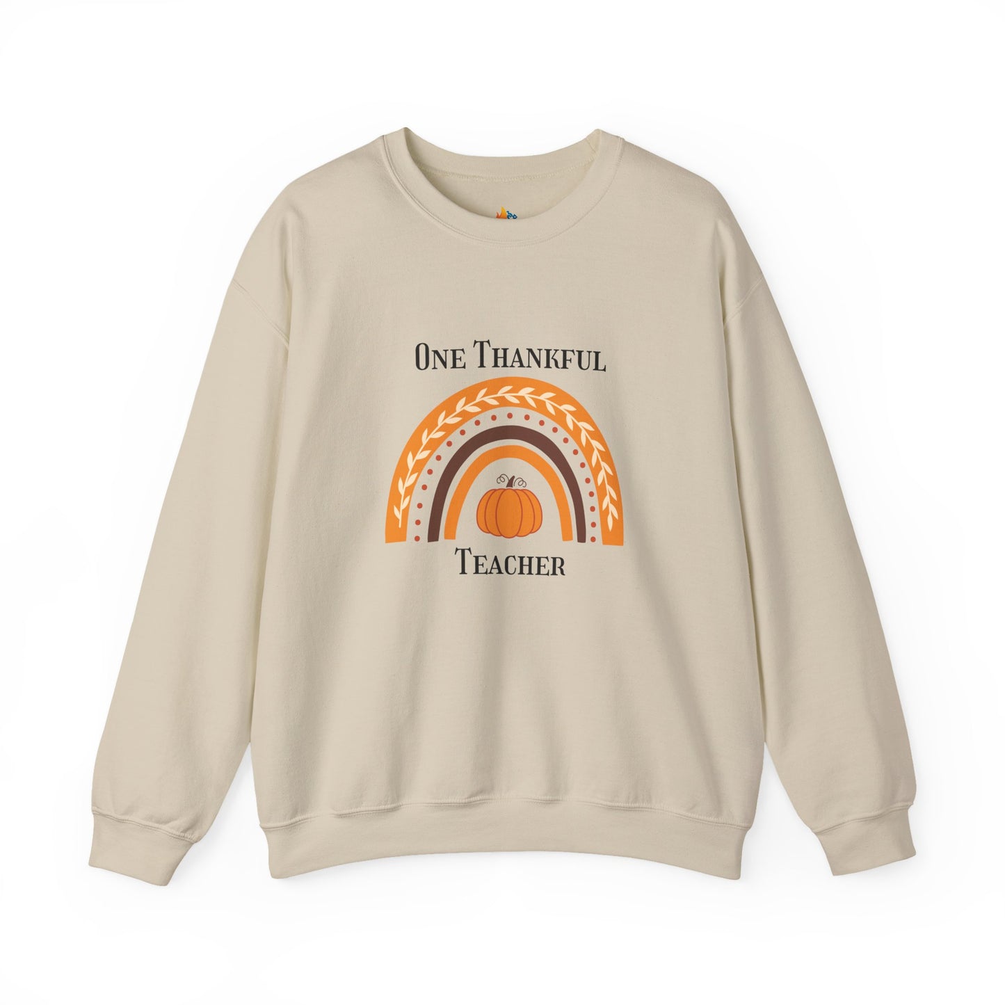 Thankful Teacher, Thanksgiving Sweatshirt, Unisex Crewneck, Fall Season Outfit, Cozy Fall Gift