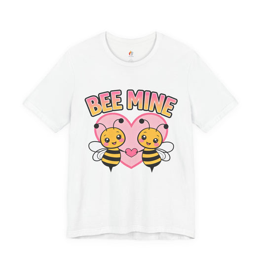 Bee Mine T-Shirt, Valentine’s Day T-shirt, Cute Valentine Shirt, Love Graphic Tee, Unisex Valentine Outfit, Gift for Him or Her, Romantic Holiday Tee