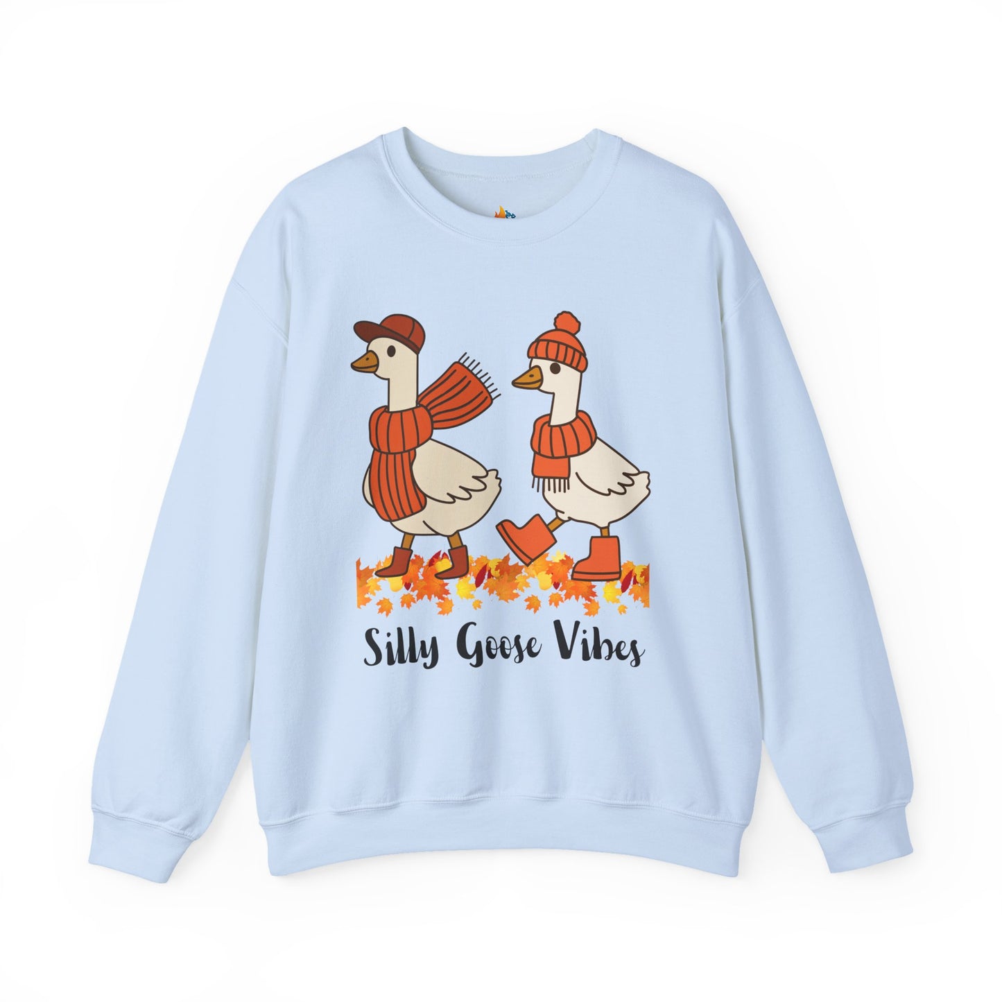 Silly goose vibes Sweatshirt, Unisex Crewneck, Funny Fall Apparel, Cozy Fall Gift