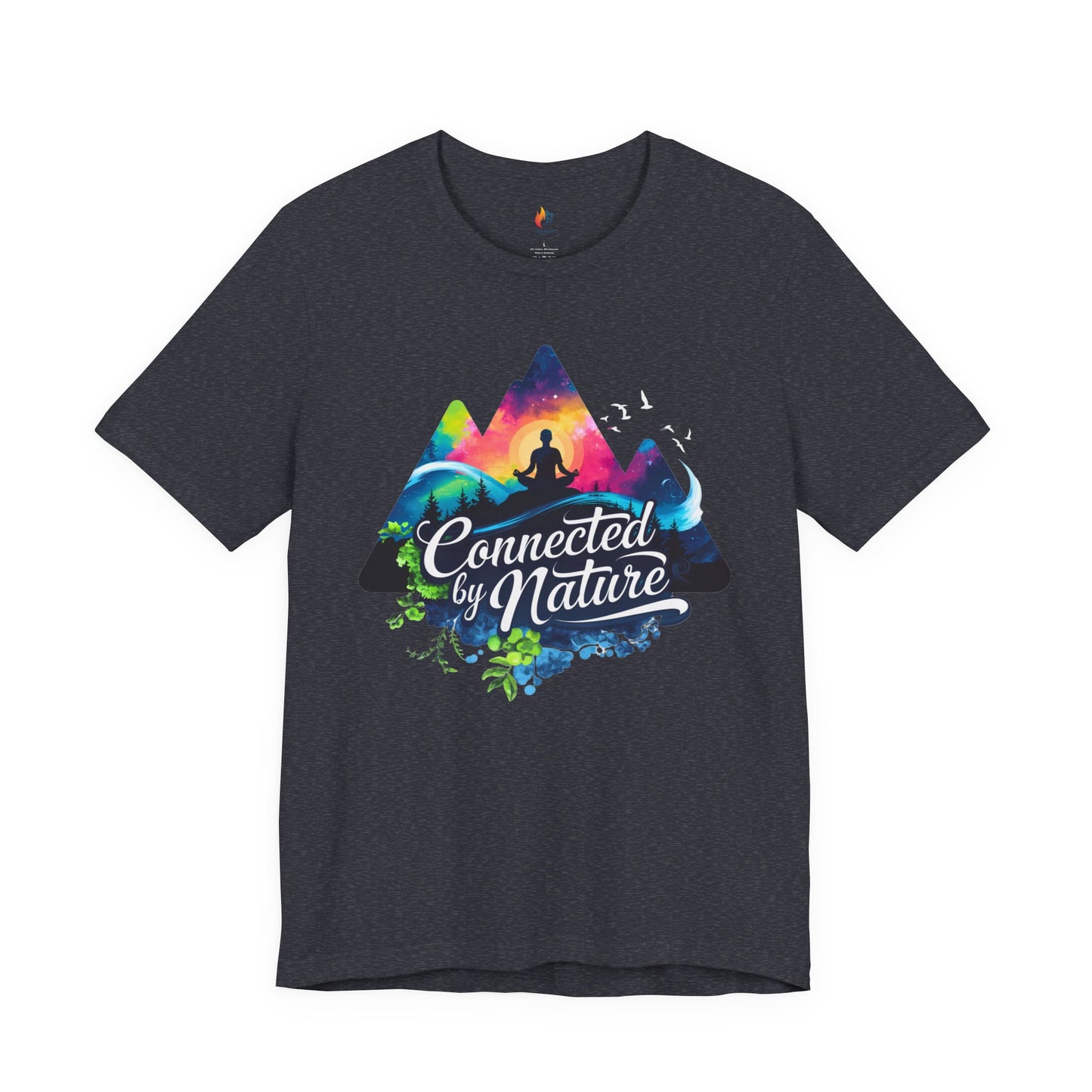 Connected by Nature T-Shirt, Graphic Tee, Gift for Nature lovers, Womens Nature Tee,Mens Nature Tee, Environmentalist Tee, Gifts for Campers