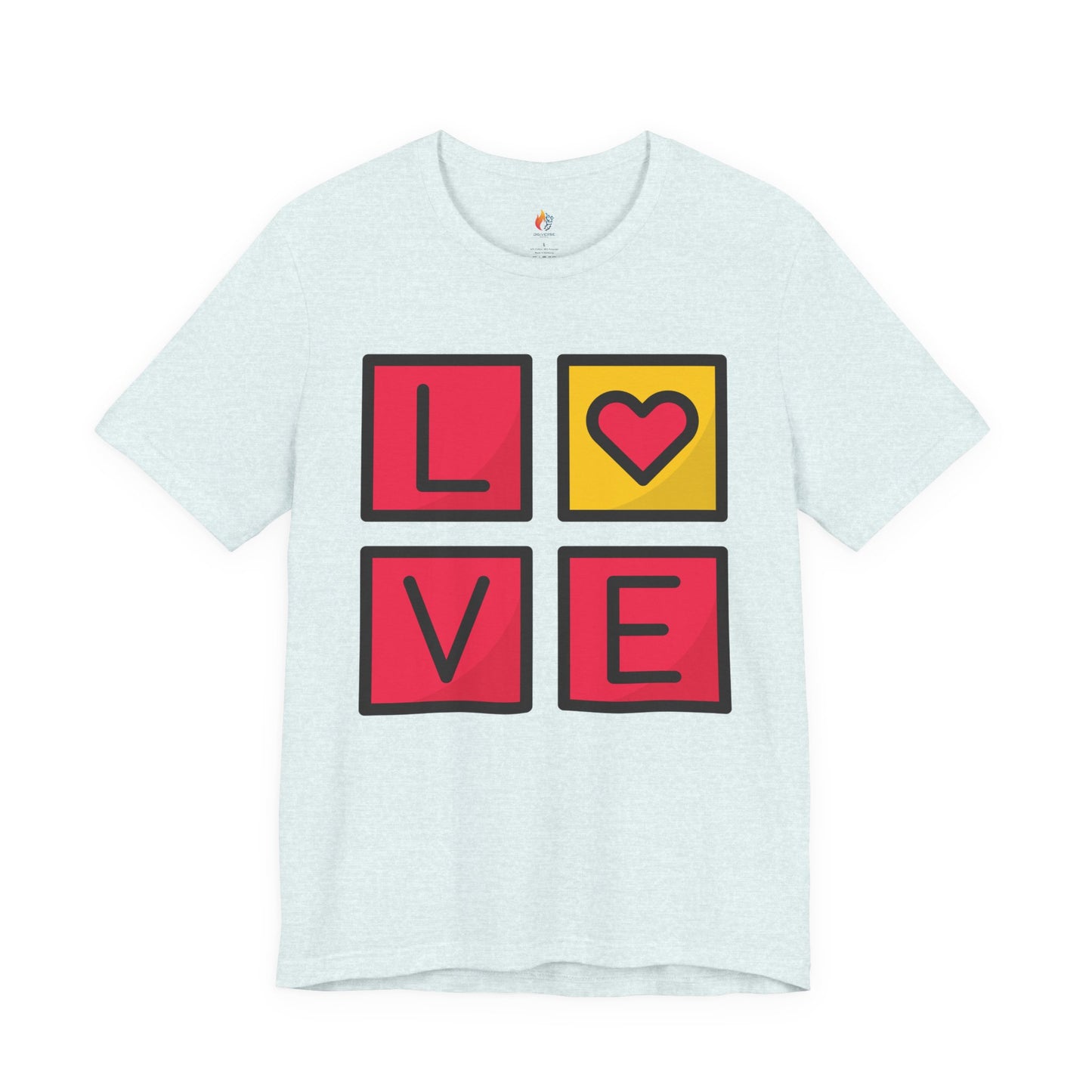 Love T-Shirt, Valentine’s Day T-shirt, Cute Valentine Shirt, Love Graphic Tee, Unisex Valentine Outfit, Gift for Him or Her, Romantic Holiday Tee