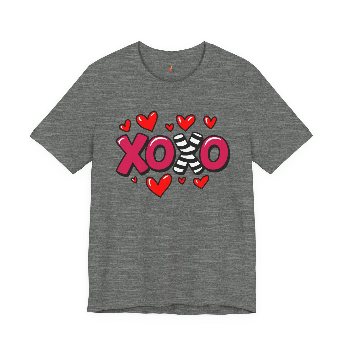 XOXO T-Shirt, Valentine’s Day T-shirt, Cute Valentine Shirt, Love Graphic Tee, Unisex Valentine Outfit, Gift for Him or Her, Romantic Holiday Tee