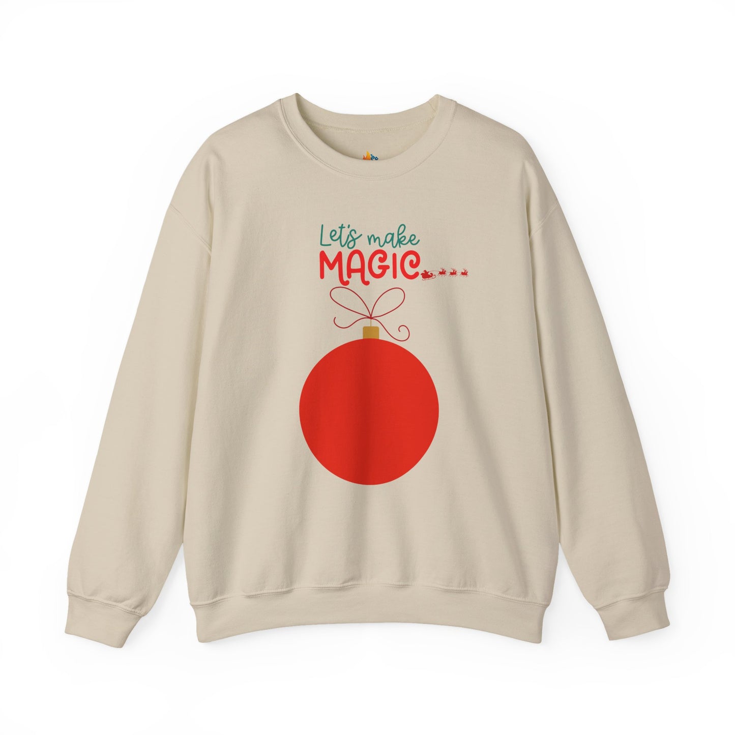 Lets make Magic, Christmas Sweatshirt, Unisex Crewneck, Holiday Season Outfit, Winter Sweatshirt