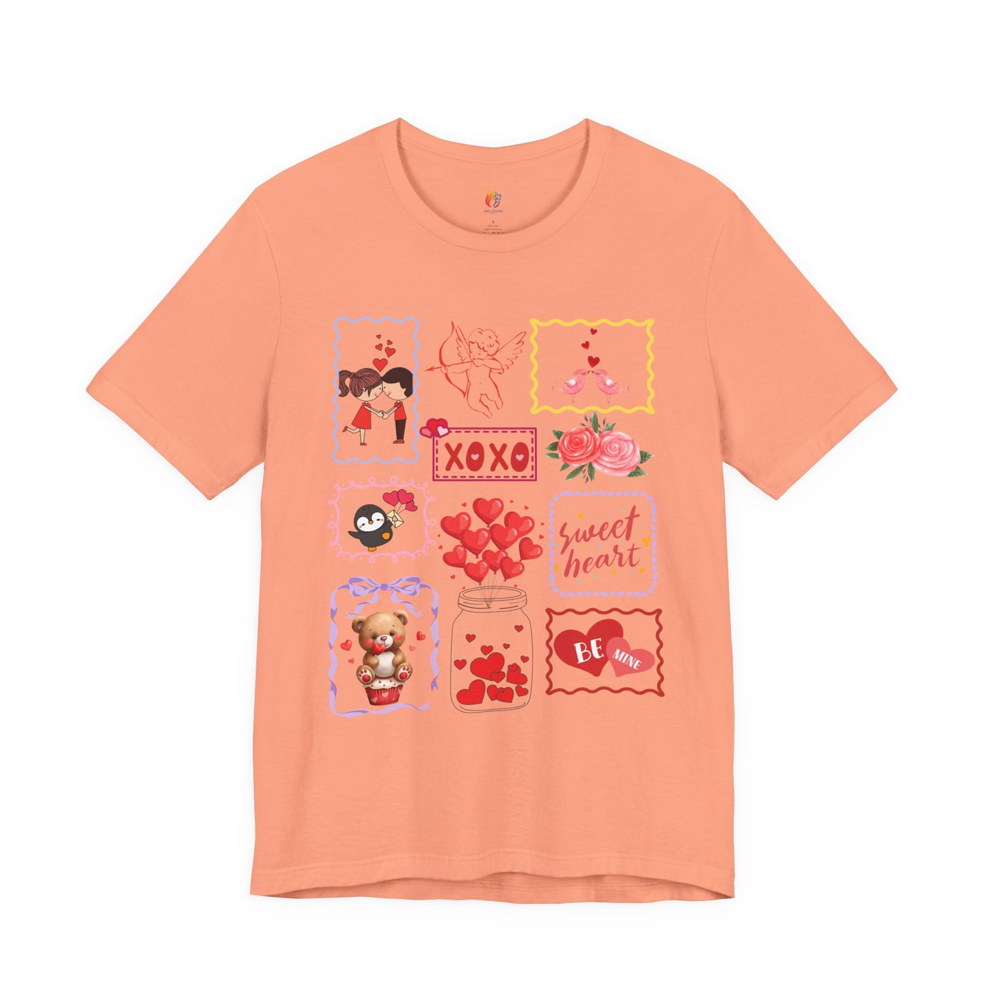 Cute Valentine Shirt, Love Graphic Tee, Unisex Valentine Outfit, Gift for Him or Her, Romantic Holiday Tee