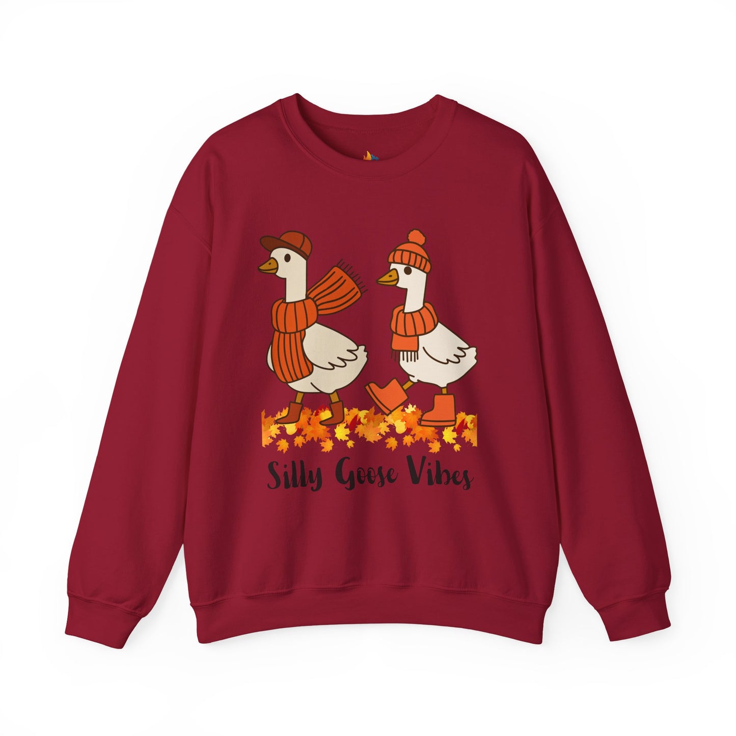 Silly goose vibes Sweatshirt, Unisex Crewneck, Funny Fall Apparel, Cozy Fall Gift