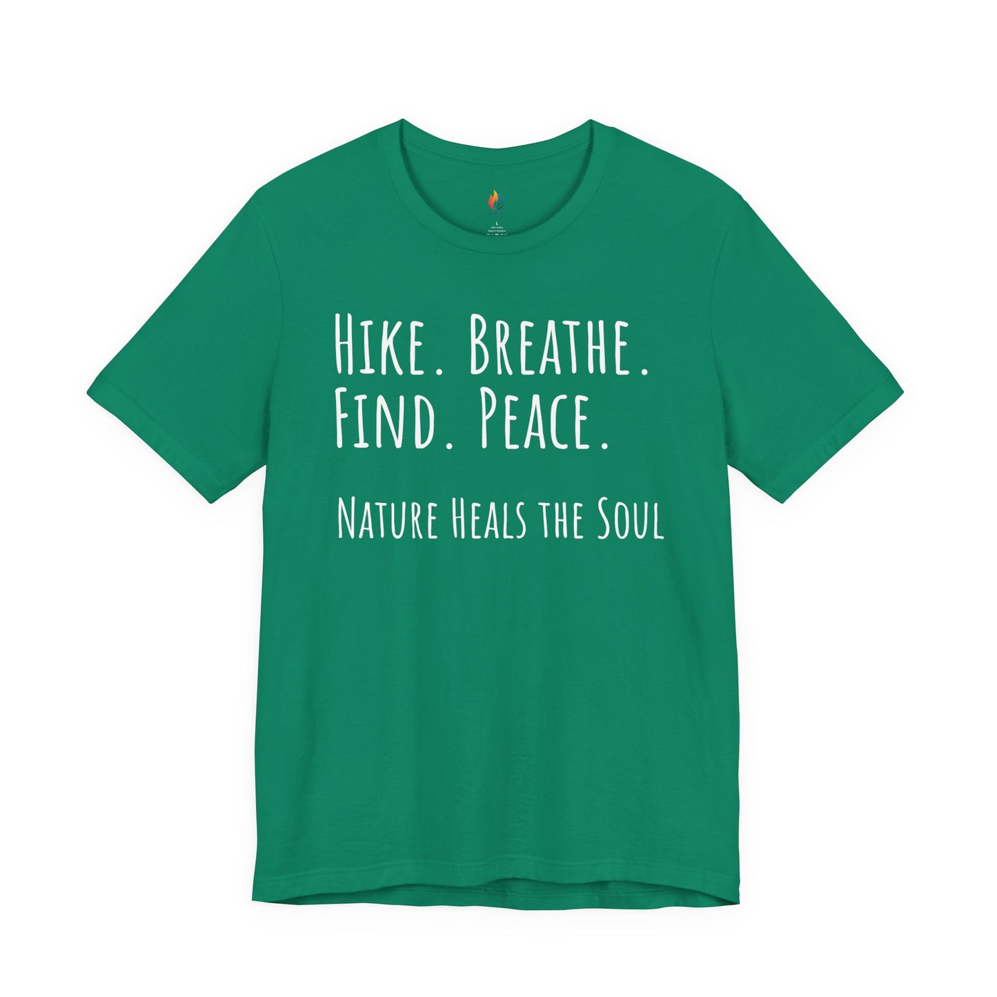 Travel lover T-Shirt - "Hike, Breathe, Find, Peace", Adventure Graphic Tee