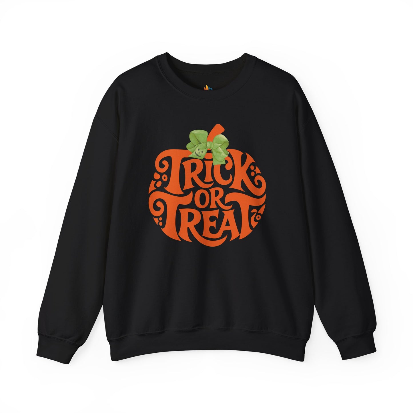 Trick or Treat Halloween Sweatshirt, Unisex Crewneck, Funny Halloween Apparel, Spooky Season Outfit, Cozy Fall Gift, Spooky Cute, Retro Halloween Gift
