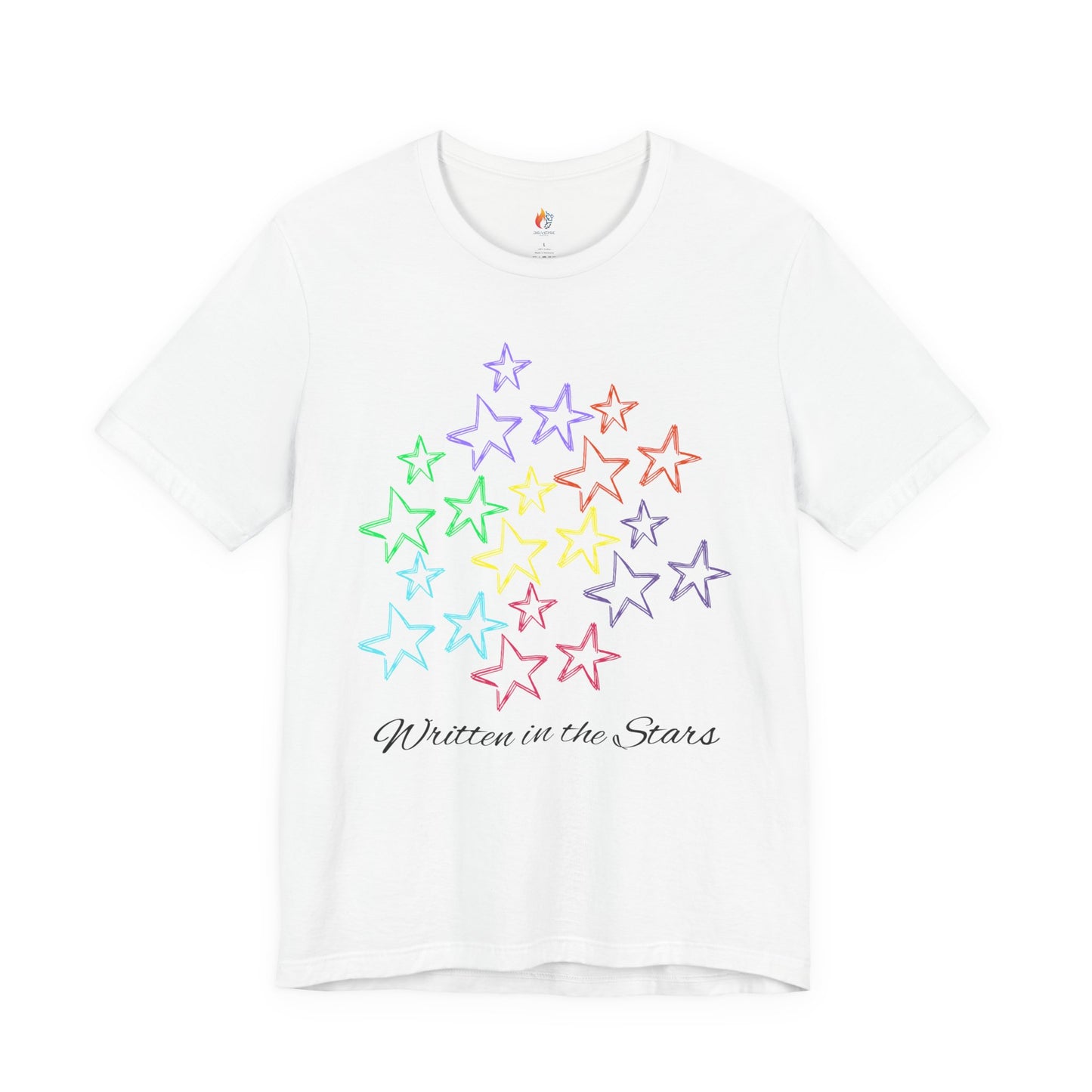 Written in the stars T-Shirt, Valentine’s Day T-shirt, Cute Valentine Shirt, Love Graphic Tee, Unisex Valentine Outfit, Gift for Him or Her, Romantic Holiday Tee