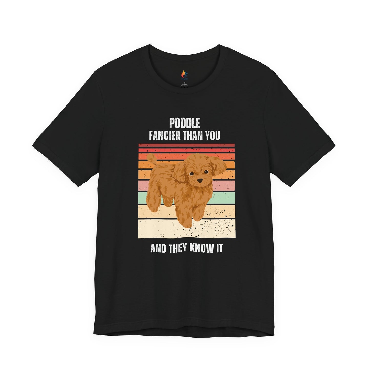 Poodle Dog Lover T-Shirt - Funny  Graphic Tee
