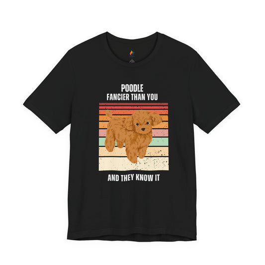 Poodle Dog Lover T-Shirt - Funny  Graphic Tee