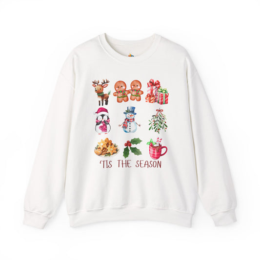 Tis the season, Christmas Sweatshirt, Unisex Crewneck, Holiday Season Outfit, Winter Sweatshirt